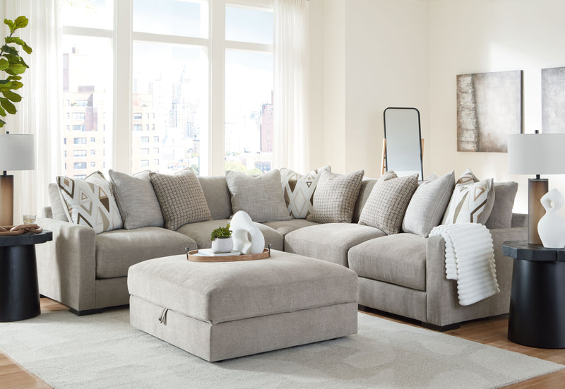 Aslan Court - Sectional With Ottoman Set - JaxCo Furniture