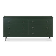 Reagan - 6 Drawer Dresser - Deep Green - JaxCo Furniture