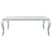 Carone - Rectangular Glass Top Dining Table - JaxCo Furniture