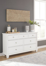 Fortman - White - Dresser - JaxCo Furniture