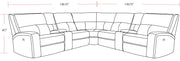 Polaris - Modular Power Reclining Sectional - JaxCo Furniture