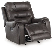 Femley - Smoke - Rocker Recliner - JaxCo Furniture