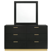 Caraway - 6-Drawer Bedroom Dresser With Mirror - JaxCo Furniture