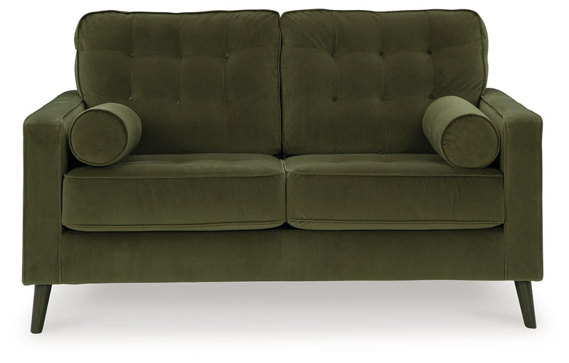 Reveon Lakes - Olive - Loveseat - JaxCo Furniture