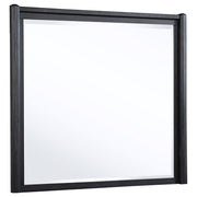 Leandro - Dresser Mirror - Burnished Black - JaxCo Furniture