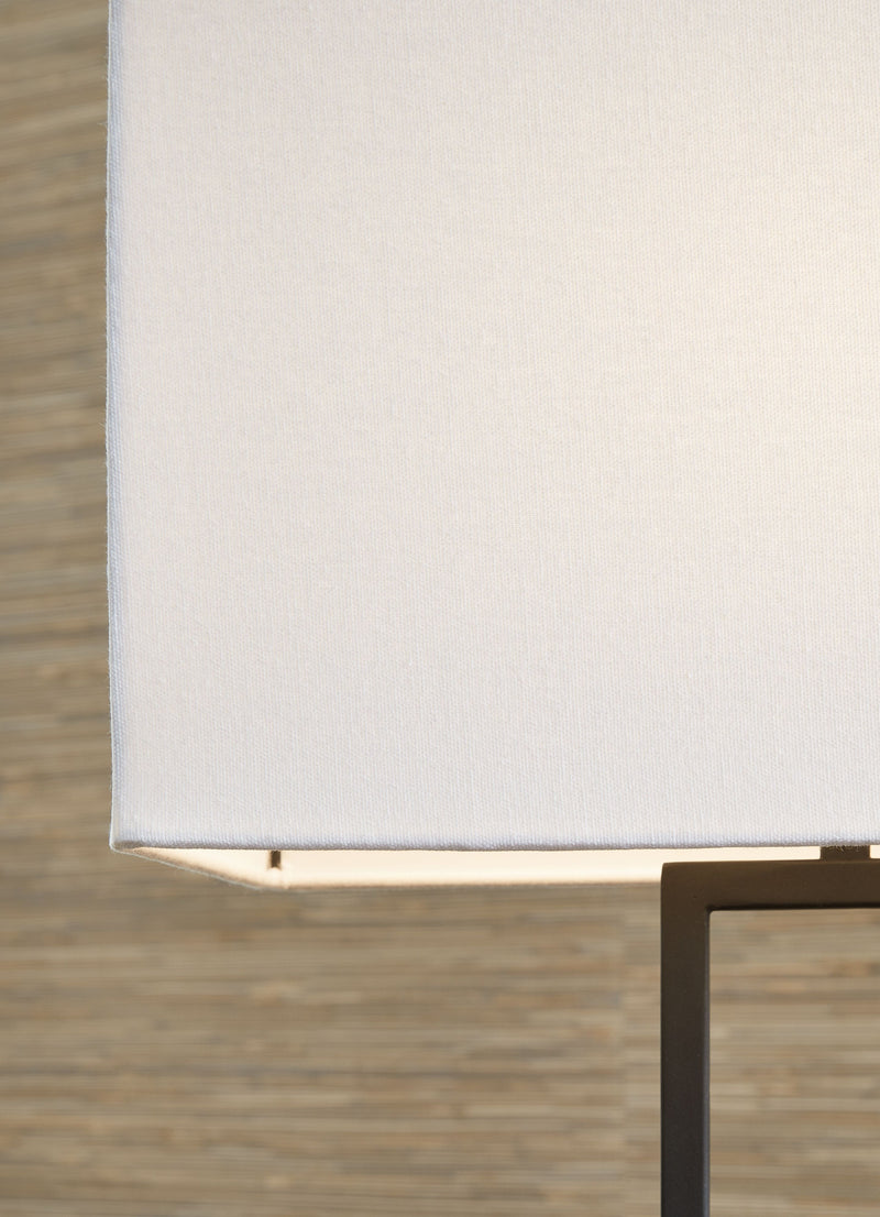 Voslen - Black / Brown - Metal Table Lamp (Set of 2) - JaxCo Furniture