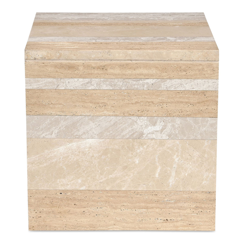 Rosa - Accent Table - Multicolor Marble - JaxCo Furniture