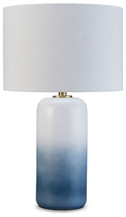 Lemrich - White - Ceramic Table Lamp - JaxCo Furniture