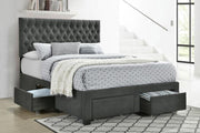 Soledad - Upholstered Storage Panel Bed - JaxCo Furniture