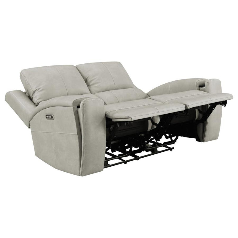 Brickston - Triple Power Reclining Loveseat - JaxCo Furniture