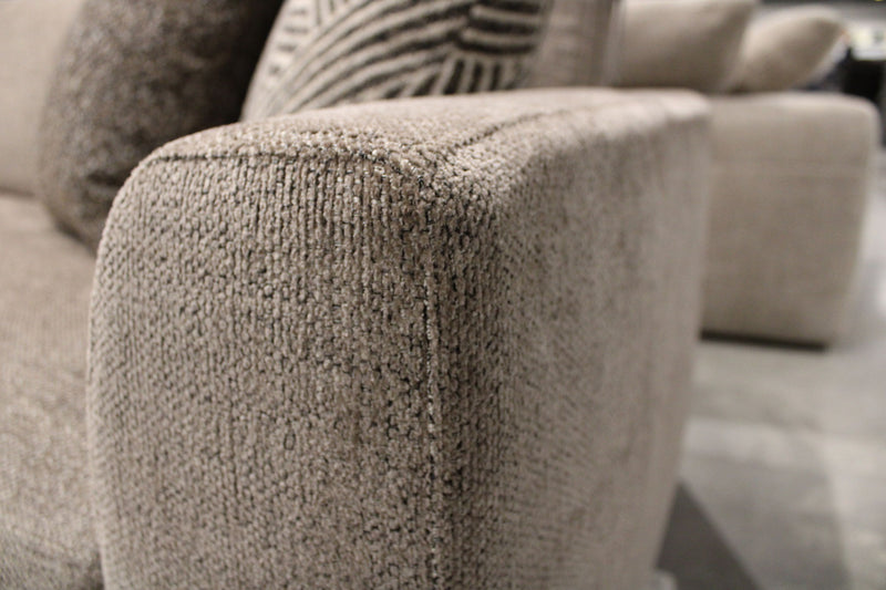 The Bump - 4 Piece Modular Sectional - Alistair Fossil - JaxCo Furniture