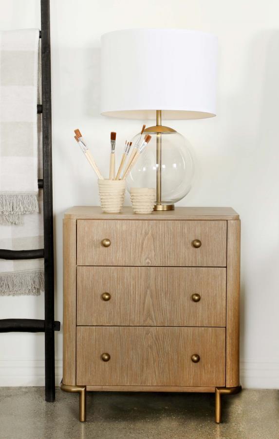 Arini - 3-Drawer Nightstand - JaxCo Furniture