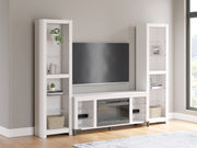 Brollevi - White - 3-Piece Entertainment Center - JaxCo Furniture