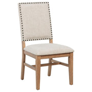 Middleton - Upholstered Dining Side Chair Beige (Set of 2) - Natural - JaxCo Furniture
