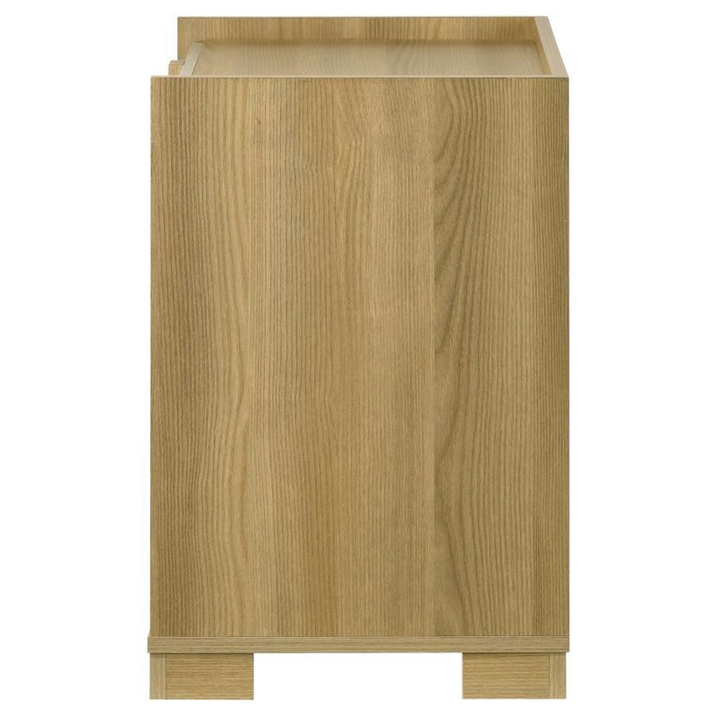 Hyland - 2-Drawer Nightstand Bedside Table - Natural - JaxCo Furniture