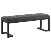 Mesa - Boucle Upholstered Tufted Accent Bench - JaxCo Furniture