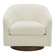 Oscy - Swivel Chair - White - JaxCo Furniture