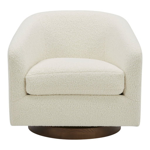 Oscy - Swivel Chair - White - JaxCo Furniture