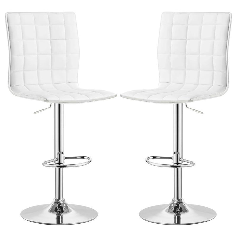 Ashbury - Upholstered Adjustable Bar Stool (Set of 2) - JaxCo Furniture