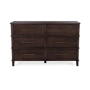Westlake - 6 Drawers Dresser - Kona Brown - JaxCo Furniture