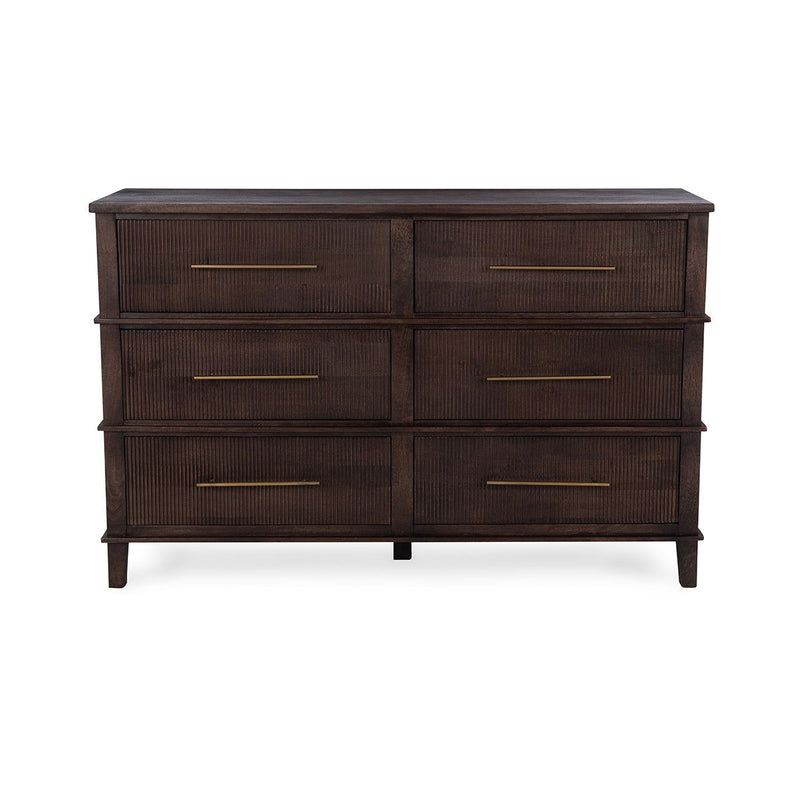 Westlake - 6 Drawers Dresser - Kona Brown - JaxCo Furniture