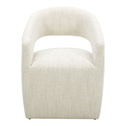 Barrow - Rolling Dining Chair - White Mist - JaxCo Furniture