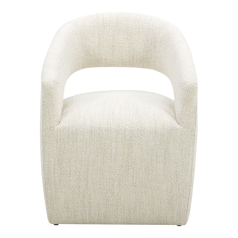 Barrow - Rolling Dining Chair - White Mist - JaxCo Furniture