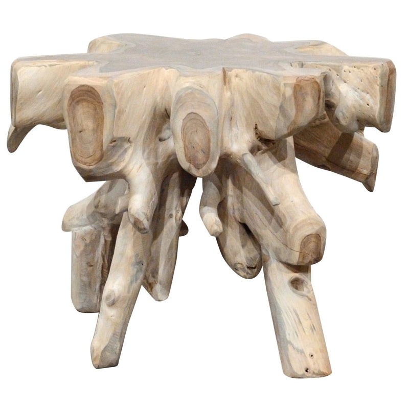 Cypress - Teak Root End Table - JaxCo Furniture
