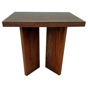 Andando - Square Solid Wood End Table - Mango Brown - JaxCo Furniture