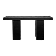 Aurelius - 2 Outdoor Concrete Dining Table - Black - JaxCo Furniture