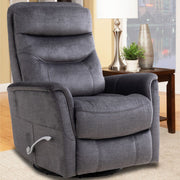 Gemini - Manual Swivel Glider Recliner - JaxCo Furniture
