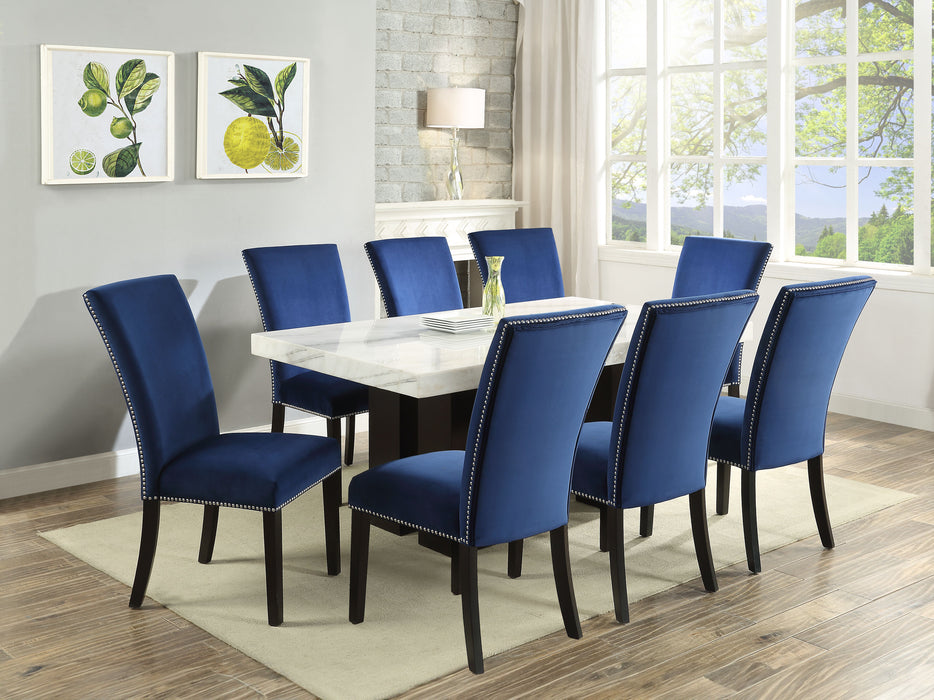 Camila - Rectangular Dining Set - White Top - JaxCo Furniture