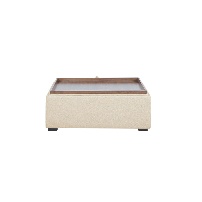 Montana - Storage Ottoman - White - JaxCo Furniture