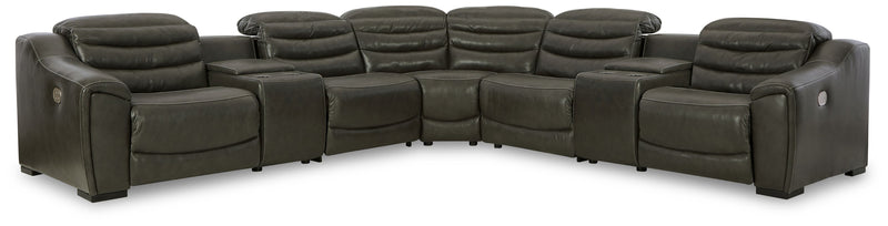 Center Line - Power Recliner Sectional - JaxCo Furniture