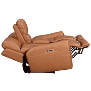 Hancock - Zero Gravity Power Reclining Console Loveseat P3 - JaxCo Furniture