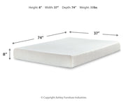 Chime - Medium Memory Foam Mattress - JaxCo Furniture