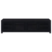 Jupiter - 4 Door Engineered Wood TV Stand - Black - JaxCo Furniture