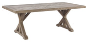Beachcroft - Rect Dining Table W/Umb Opt - JaxCo Furniture