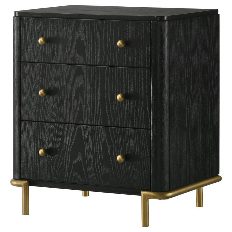 Arini - 3-Drawer Nightstand - JaxCo Furniture