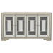 Toula - 4 Door Accent Cabinet - Smoke And Champagne - JaxCo Furniture