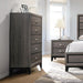 Watson - 5-Drawer Bedroom Chest - Gray Oak - JaxCo Furniture