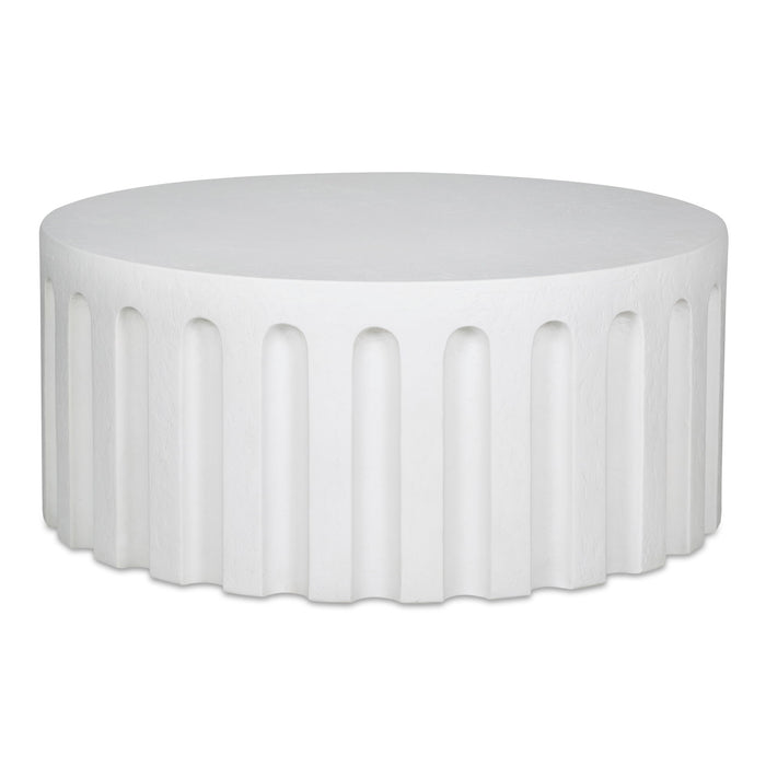 Eris - Outdoor Coffee Table - White - JaxCo Furniture