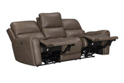 Hancock - Zero Gravity Power Reclining Sofa With Drop Down Table P3 - JaxCo Furniture