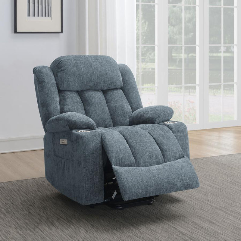 Houston - Upholstered Power Lift Recliner Chair - JaxCo Furniture