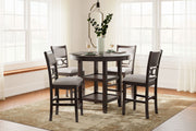 Langwest - Brown - Dining Room Counter Table Set (Set of 5) - JaxCo Furniture