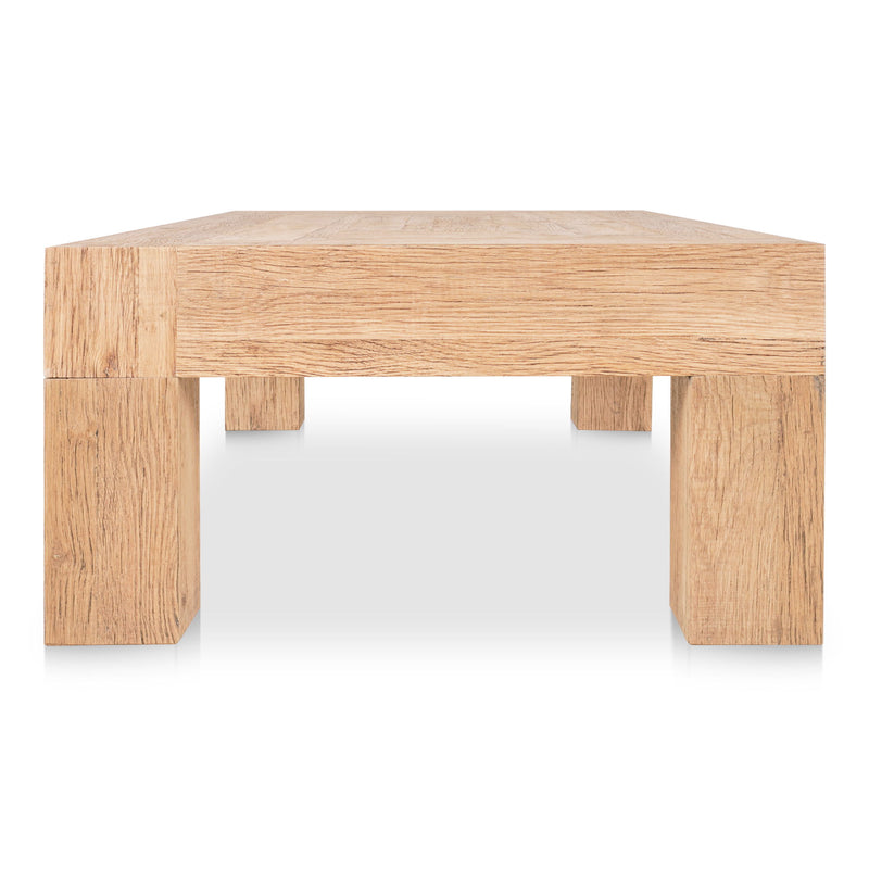 Evander - Rectangle Coffee Table - Aged Oak - JaxCo Furniture