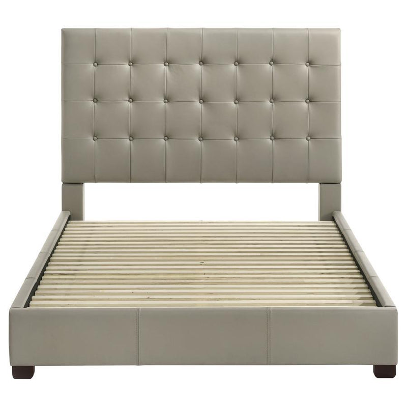 Medley - Genuine Leather Platform Bed - JaxCo Furniture