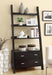 Colella - 5-Shelf Storage Ladder Bookshelf - Cappuccino - JaxCo Furniture