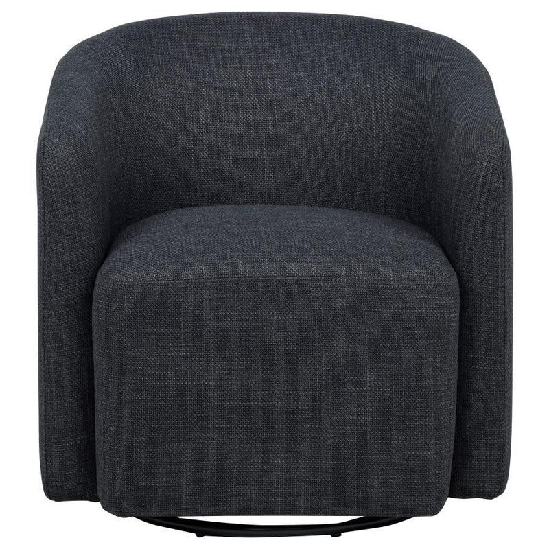 Mossbrook - Fabric Upholstered Swivel Accent Chair - JaxCo Furniture