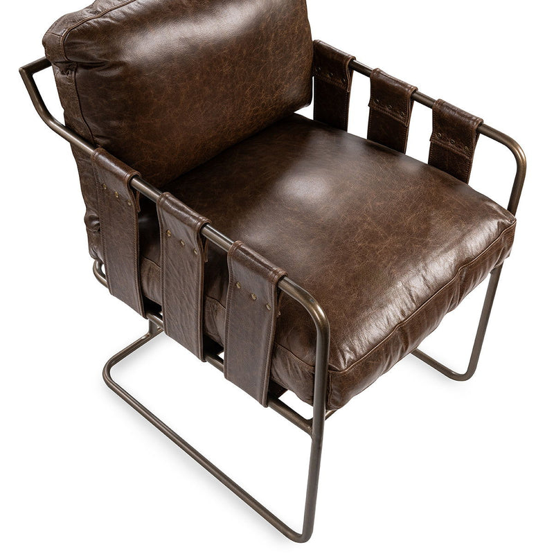 Strapling - Leather Dining Chair - JaxCo Furniture